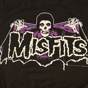 Tultex Black Misfits Short Sleeve Tee 2016 M